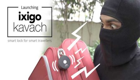 ixigo kavach is a smart lock solution for a smart traveler.