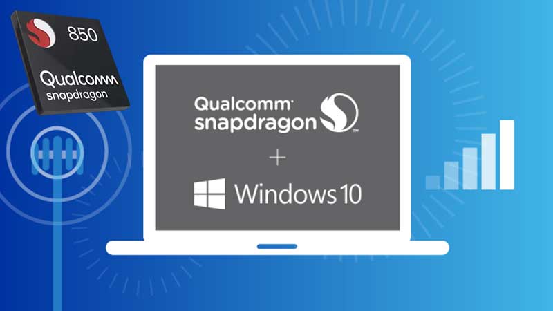 Qualcomm announced the Snapdragon 850 Mobile Compute Platform for Windows 10 PCs.