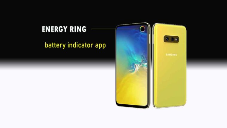 How to display Battery Indicator on Galaxy S10 Camera hole