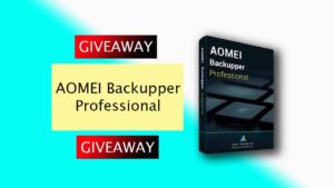 AOMEI Backupper Giveaway is running from May 9 to May 12, 2019