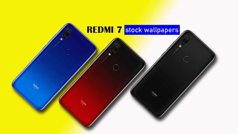 Download Redmi 7 Stock Wallpapers in FHD+ Resolution