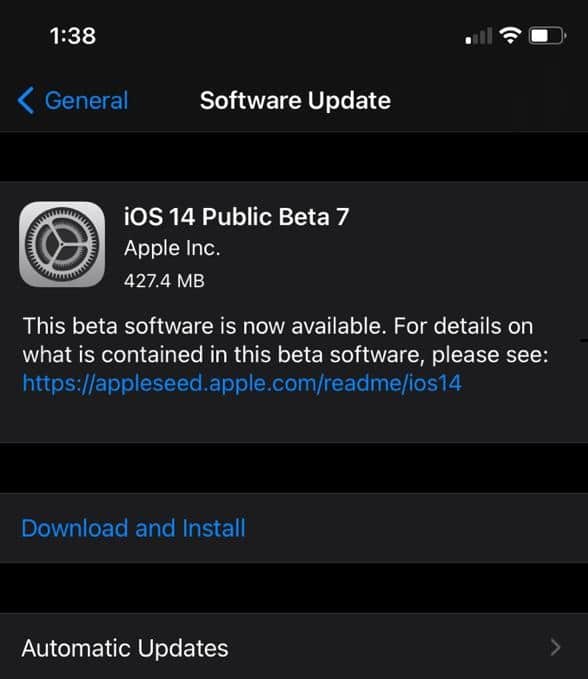 iOS 14 Beta 7 and iPadOS 14 Beta 7 Released - What's New