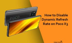 How to Disable Dynamic Refresh Rate on Poco X3