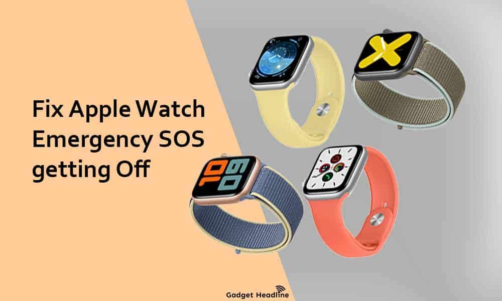 Fix Apple Watch Emergency SOS getting Off