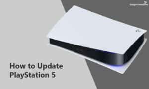 Steps to Update PS5