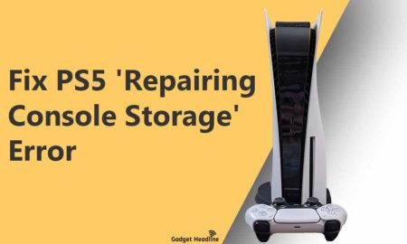 Fix PS5 'Repairing Console Storage' Error