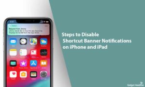 Steps to Disable Shortcut Banner Notifications on iPhone and iPad