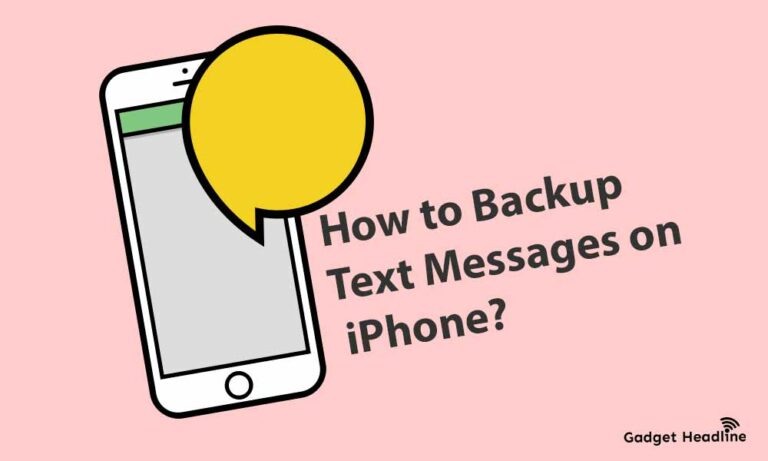 Backup Text Messages on iPhone