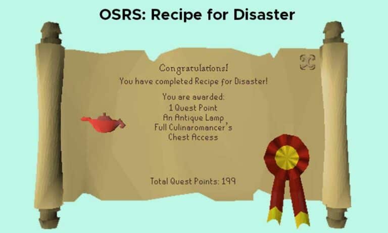 OSRS: Recipe for Disaster Quest
