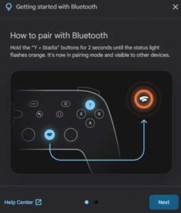 Use Stadia Controller Bluetooth with Devices