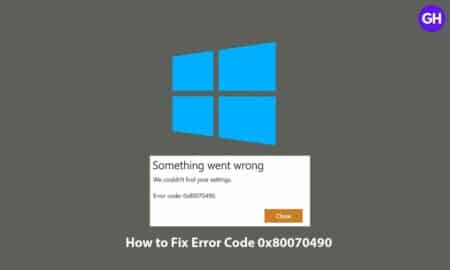 Easy Ways to Fix Windows Update Error Code 0x80070490 1