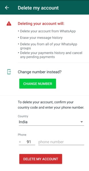 How to Delete WhatsApp Account on any devices