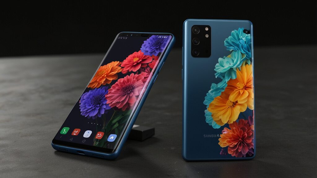 Samsung Galaxy S25 Series 2 Ultra Breaks Barriers with Under-Display Camera and AI Innovation A sleek Samsung Galaxy S25 Ultra in Phantom Nebula finish, showcasing its borderless AMOLED display and advanced quad-camera system, highlighted against a futuristic AI-driven interface.